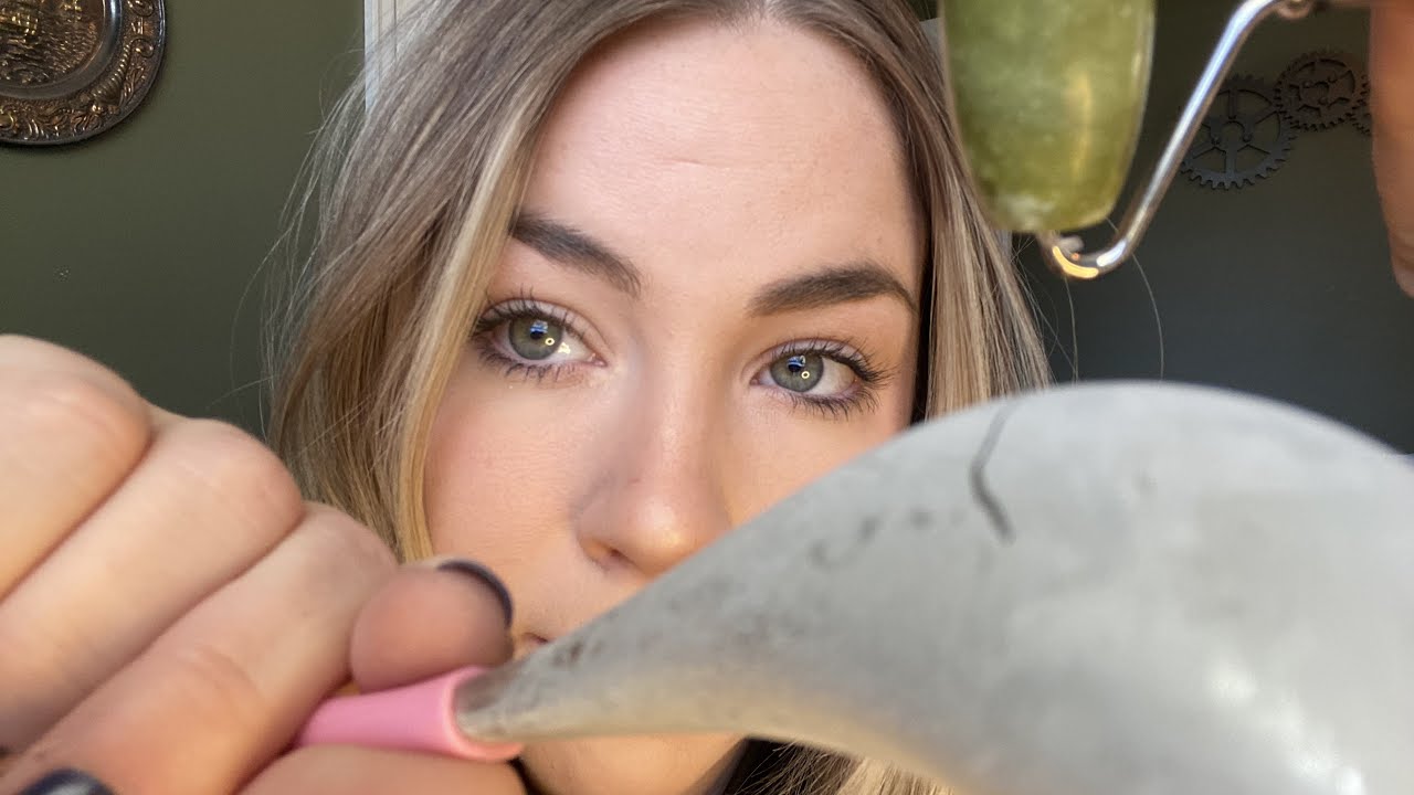 ASMR: ! Fast ! Doing your skin care Role Play - Personal attention- Touching items to camera
