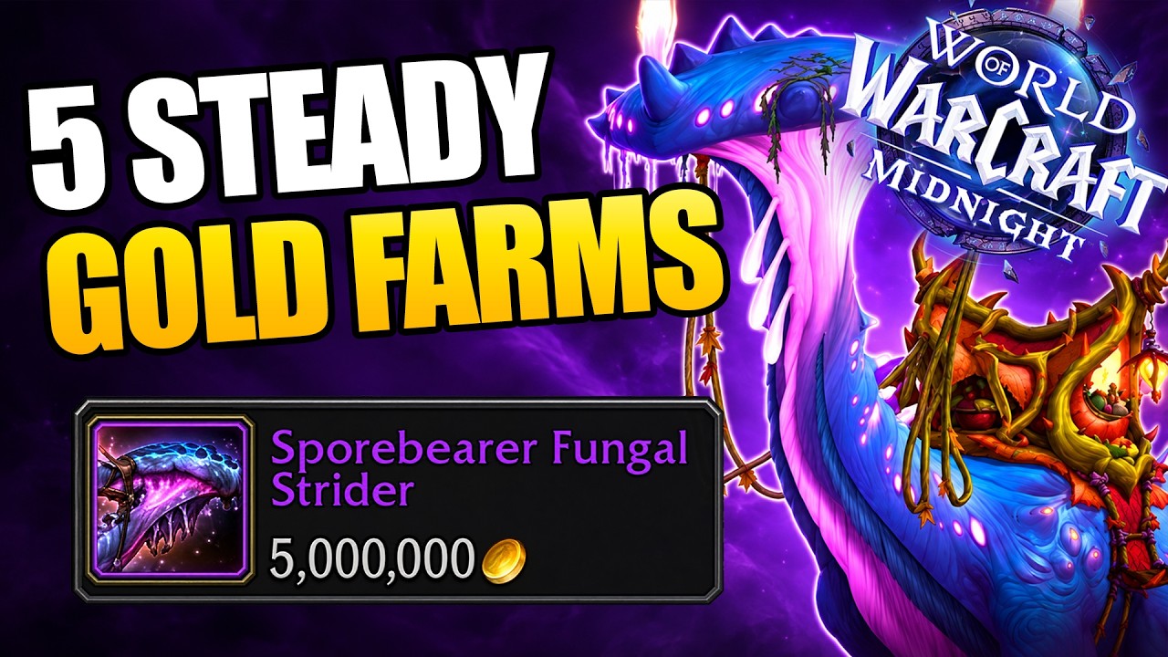 Get The AH Mount Faster! 5 High Yield Gold Farms