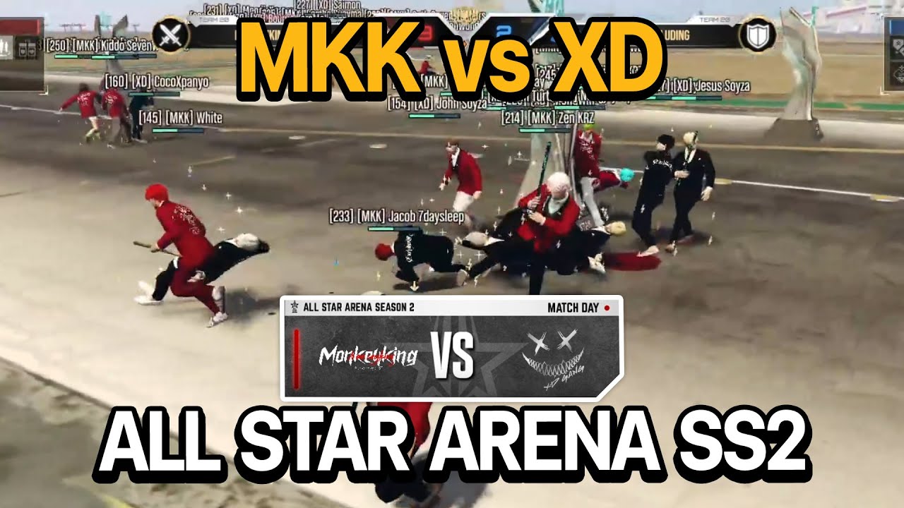 MKK vs XD ALL STAR ARENA SS2 มุมนักพากย์ | GTA STAR TOWN