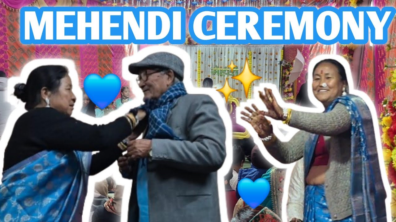 Mehendi Ceremony 💙 Ajay | Rung Culture | Rung traditional wedding | Dharchula vlog | 