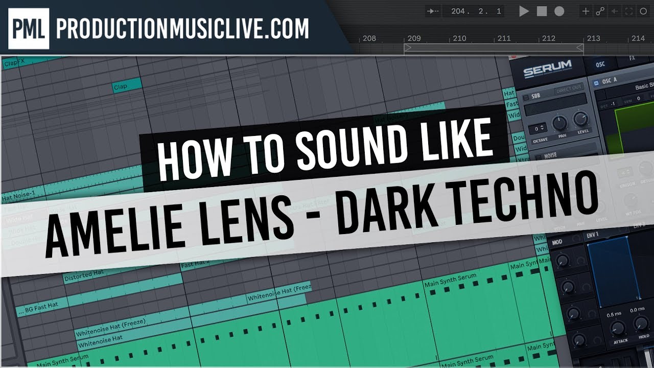 How To Make Techno Like Amelie Lens | Dark Acid Techno Ableton Live