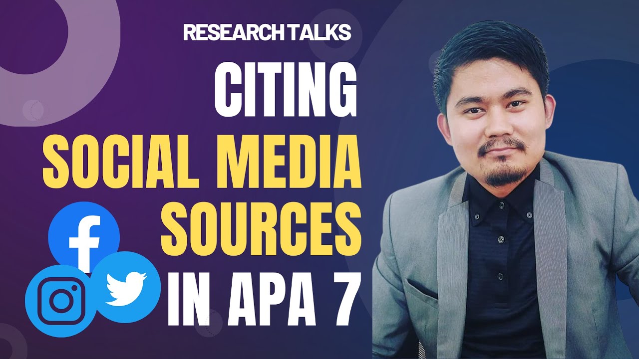 Citing Social Media Sources in APA 7