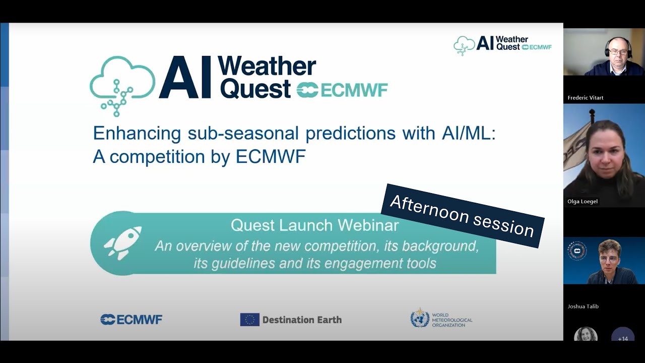 AI Weather Quest Launch Webinar (afternoon session)
