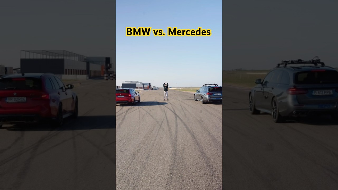 BMW M3 Touring vs. 740 HP Mercedes E63 Manhart: Performance Showdown!