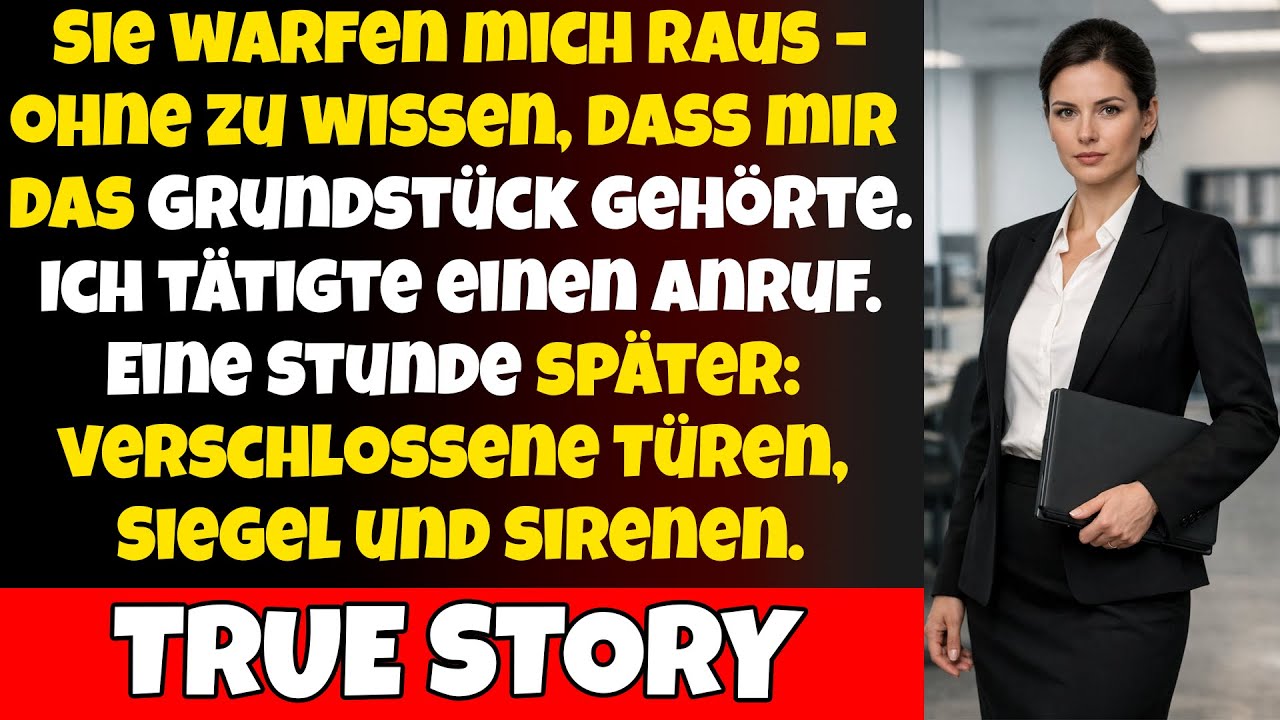 Sie warfen mich raus – doch ich besaß den Boden unter ihren Füßen