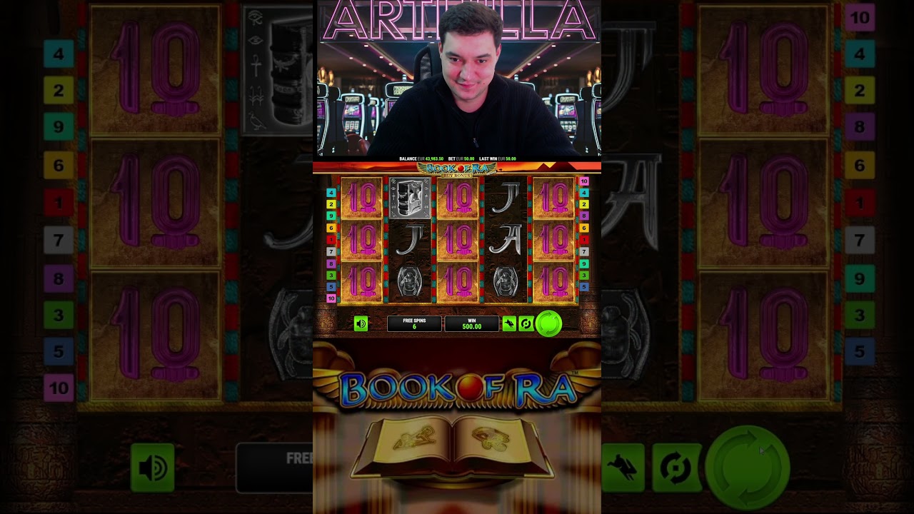 ZWEI MAL VOLL BILD IN BOOK OF RA FREISPIELE 
