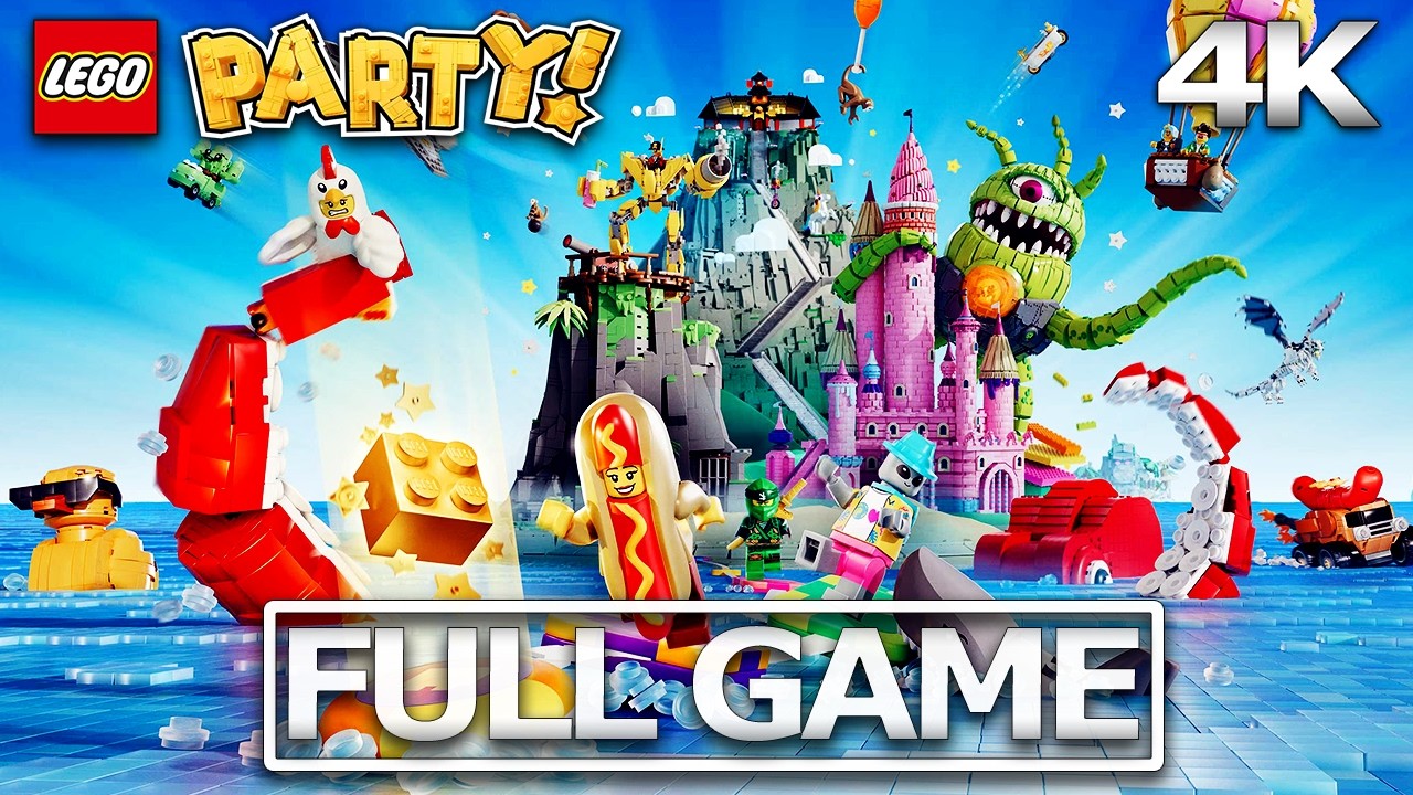 LEGO PARTY Full Gameplay Walkthrough / No Commentary【FULL GAME】4K 60FPS Ultra HD