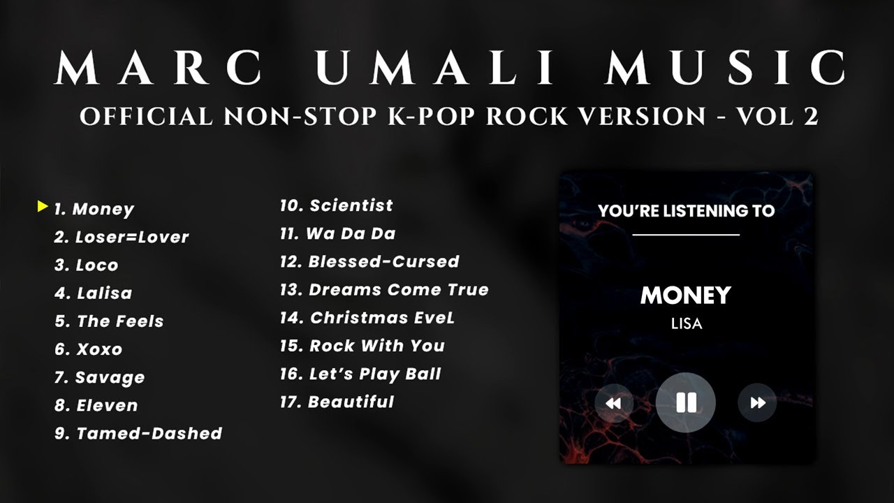 Nonstop K-Pop Rock Version Vol. 2 (Marc Umali Music Official Playlist)