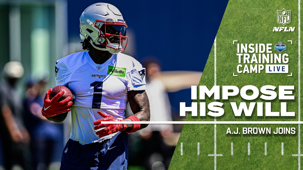 A.J. Brown is HAPPY to be a Patriot | Inside Training Camp