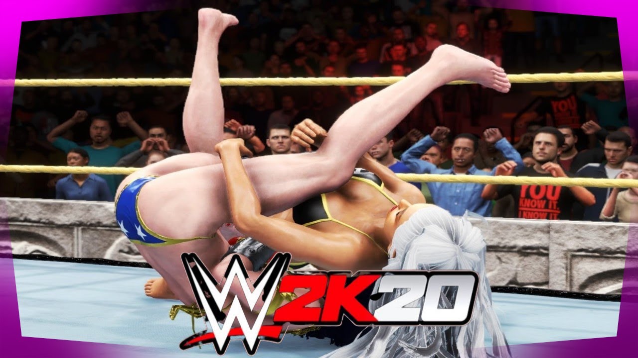 Wonder Woman v Storm! - WWE 2K20 Requested Beach Party Iron Woman Match