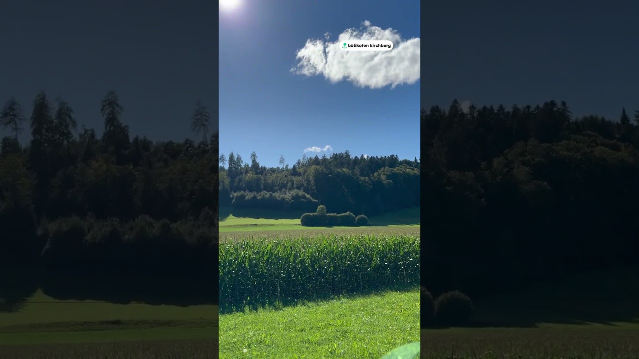 Switzerland Landscape in B&uuml;tikofen Kirchberg BE