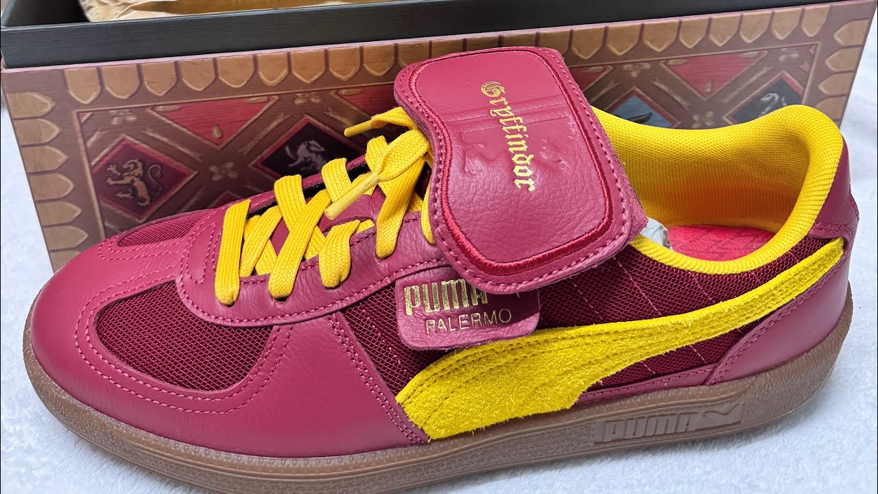 ￼PUMA x HARRY POTTER Palermo Unisex Sneakers (Red) UNBOXING