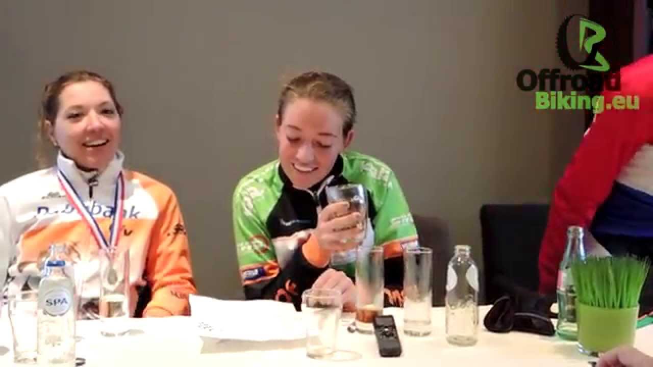 NK Veldrijden 2015 (Persconferentie Vrouwen)
