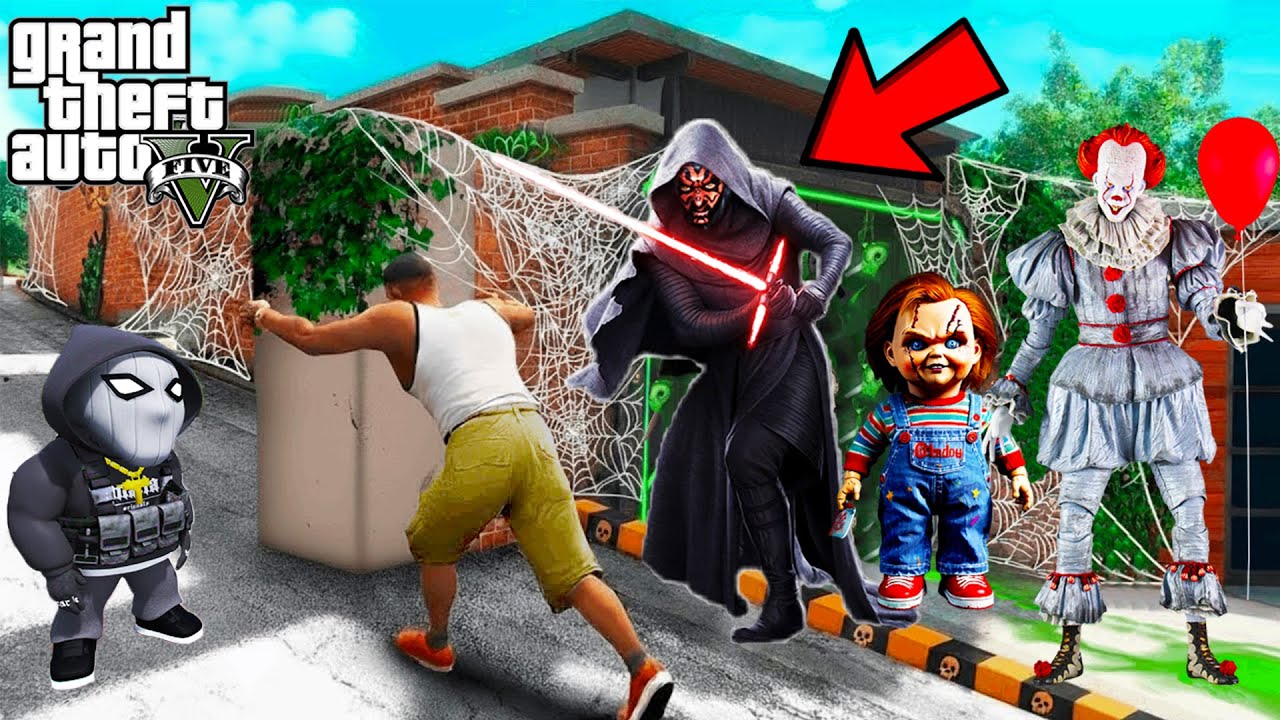Franklin Turned His House into a MONSTER BASE in GTA 5