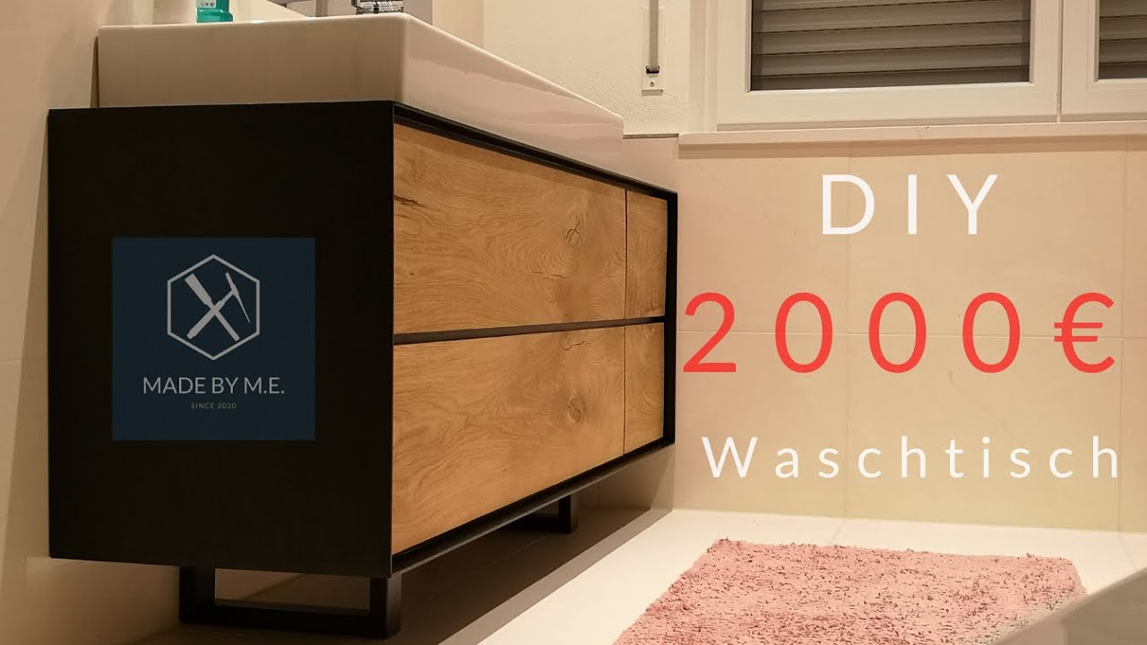 Waschtisch aus Metall und Eiche DIY😍🤑