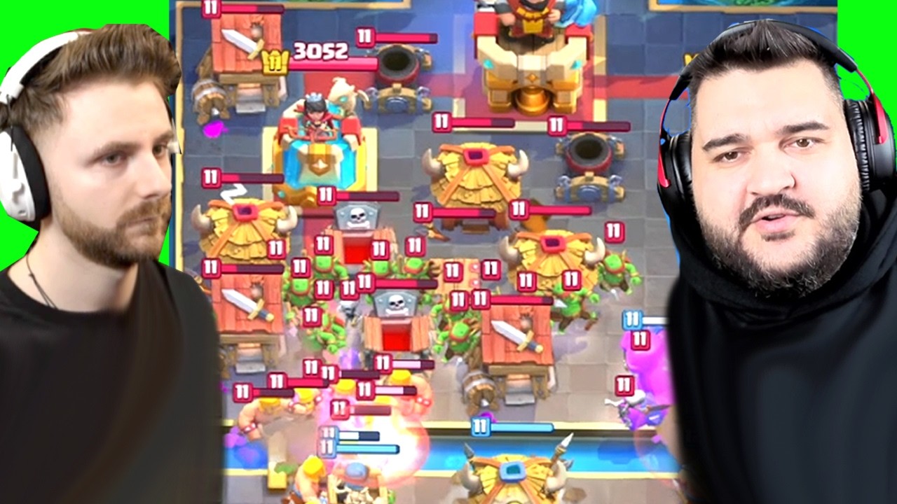 iRafael isi BATE JOC de MINE la 1V1 pe Clash Royale!