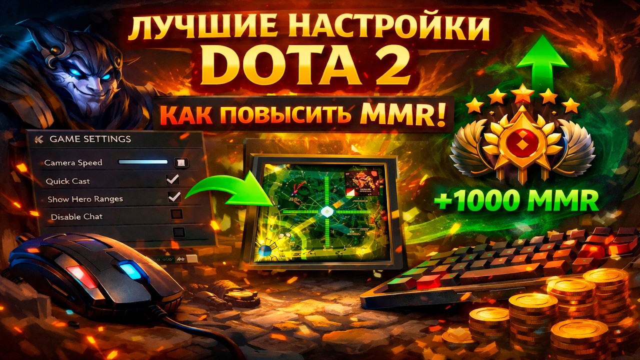 Лучшие настройки Dota 2, которые реально повышают MMR