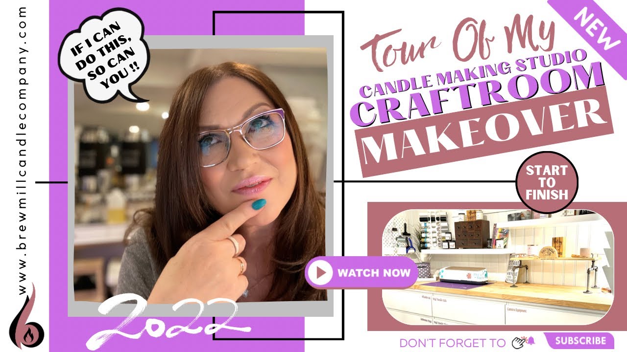 *2022* CRAFTROOM MAKEOVER ~ Unfinished Basement to Dream Craftroom  STEP BY STEP #craftroomtour