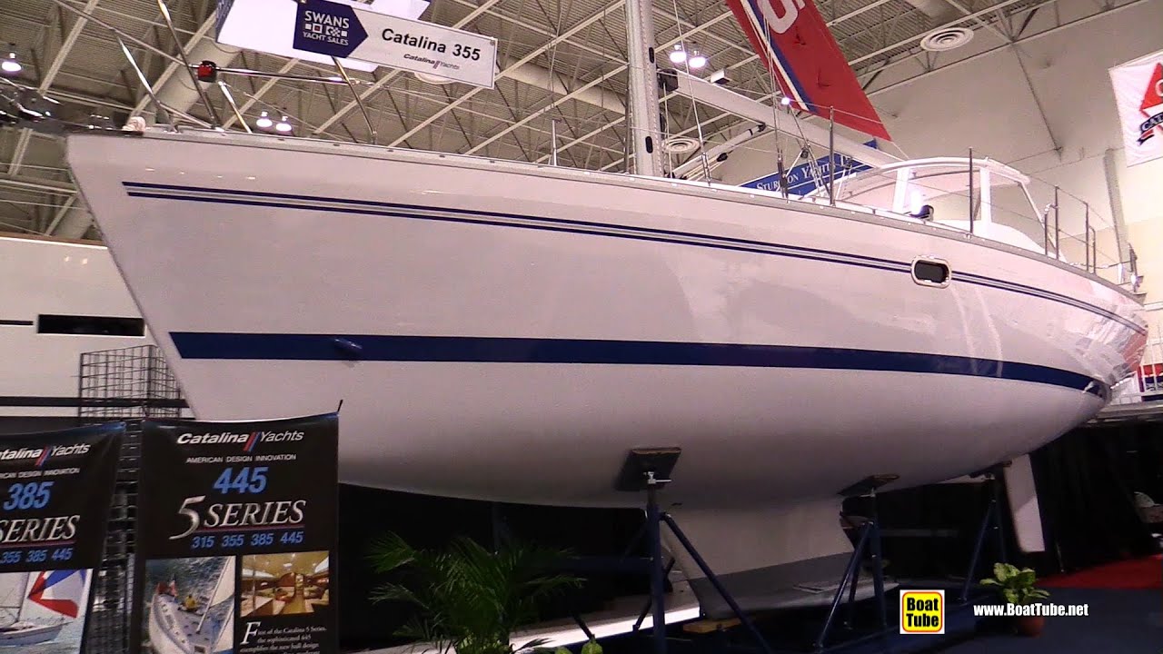 2015 Catalina 355 Sailing Yacht - Deck, Interior and Hull Walkaround - 2015 Toronto Boat Show