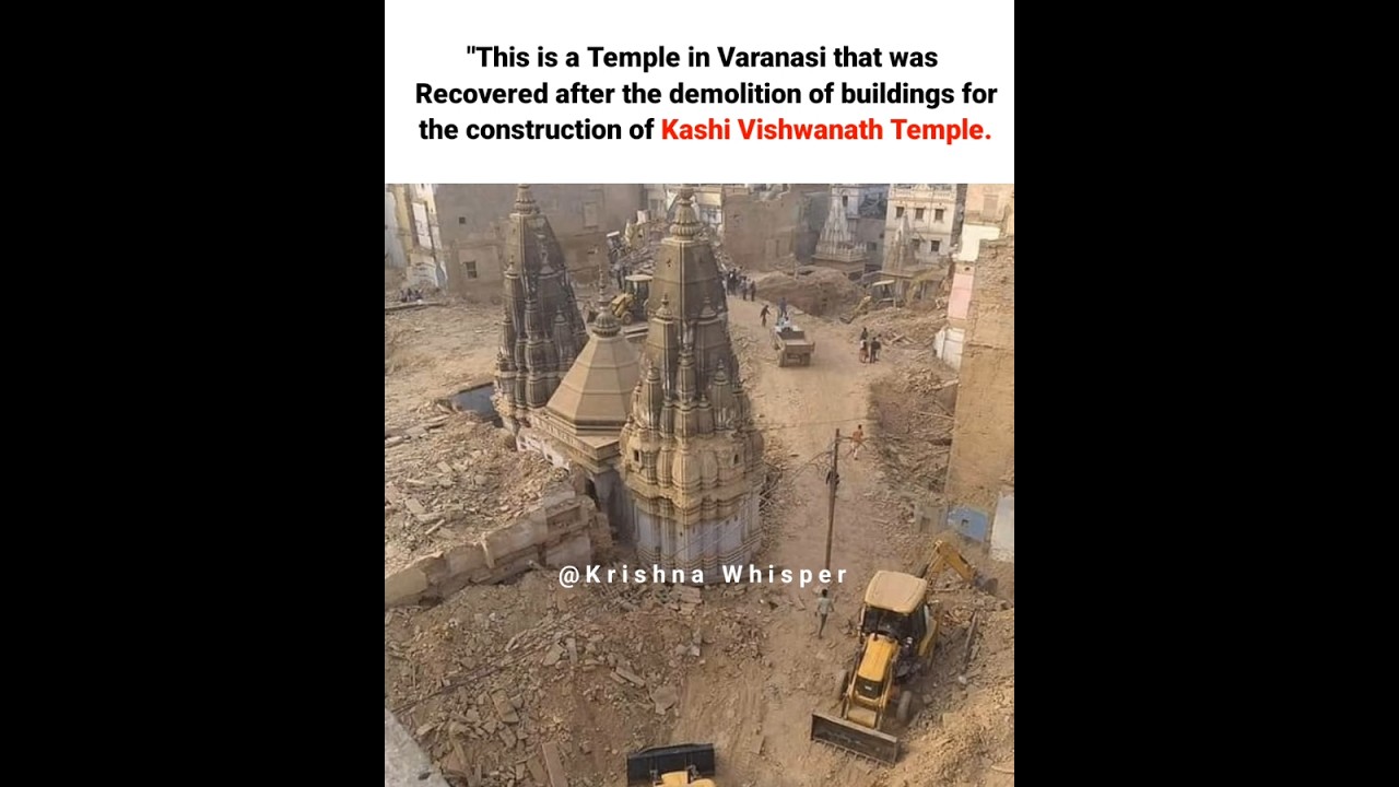 Kashi's Secret: Temple Reborn After Demolition 🛕🙏🏻 #hindutemple #spiritualhealing