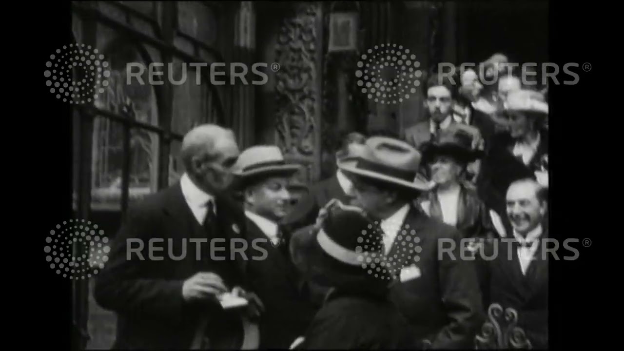 1921 UK: POLITICS: Declaration of Poll at Westminster by- election
