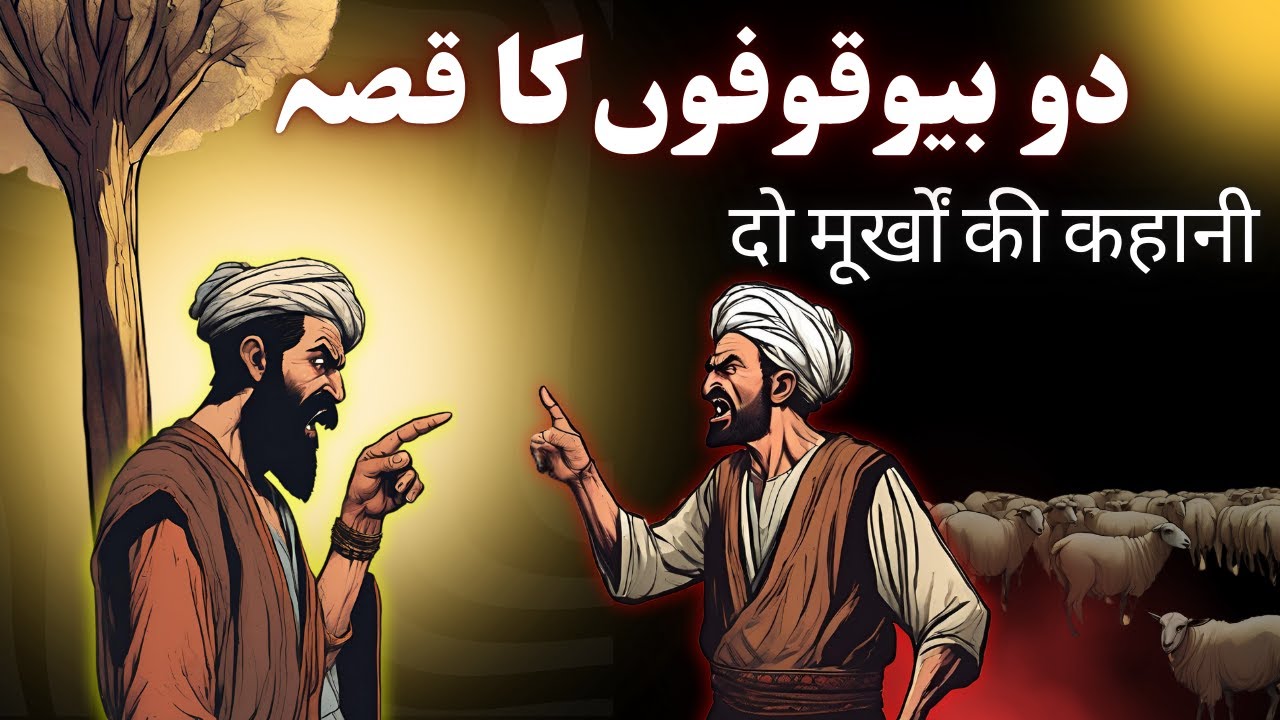 2 Bewakoofo ka Qissa | दो मूर्खों की कहानी | Urdu Hindi Moral Stories