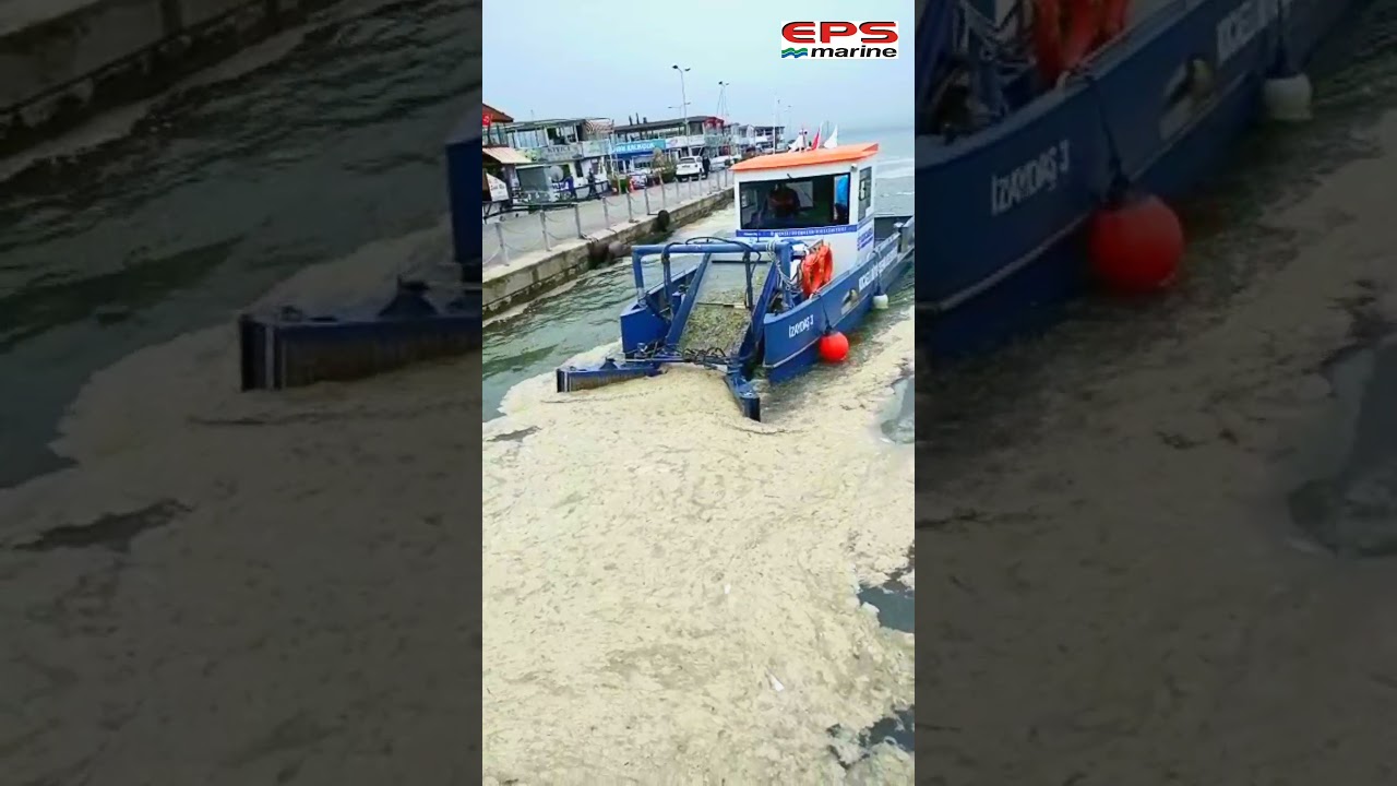 M&uuml;silaj nasıl temizleniyor? - EPS Denizcilik Deniz Temizlik tekneleri ile.