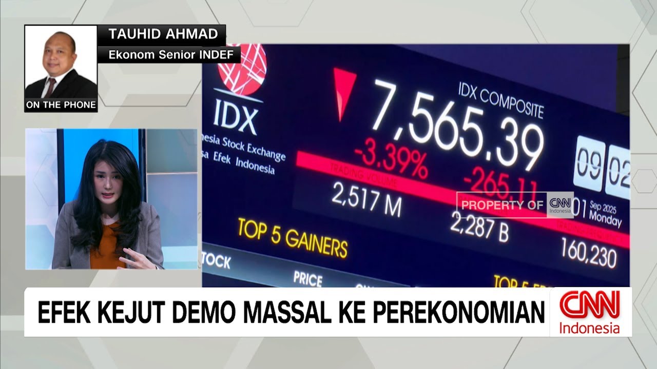Efek Kejut Demo Massal ke Perekonomian