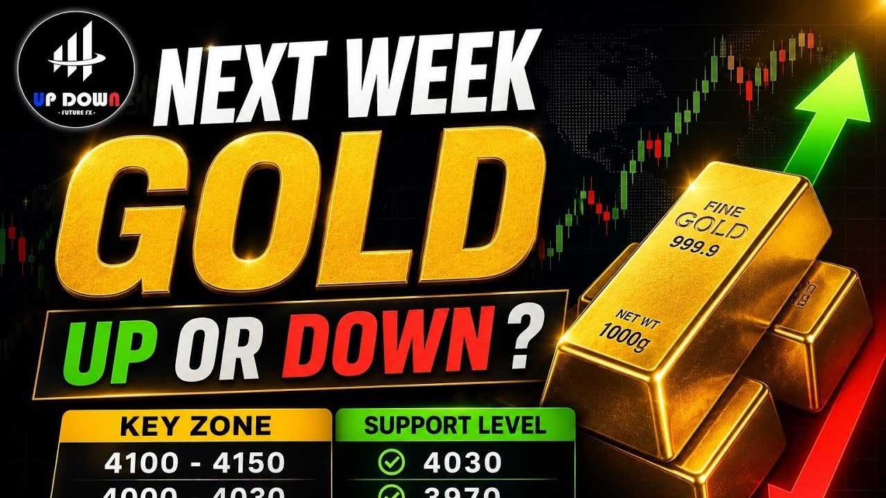 Еженедельный прогноз по золоту, ключевые уровни и направление рынка #updownfx #трейдинг #впрямомэ...