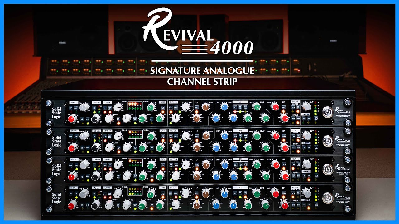 The Sound of a Legacy: Solid State Logic introduces the Revival 4000 Signature Channel Strip