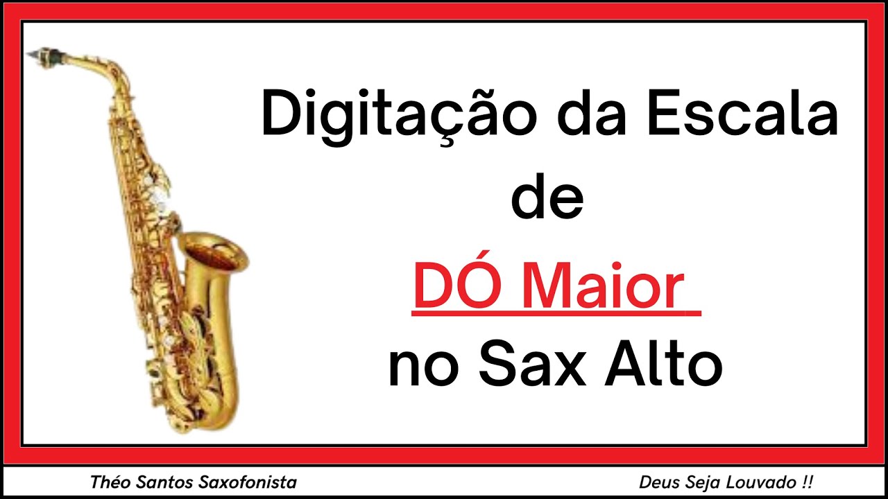 Escala de D&Oacute; Maior no Sax Alto | C Major Scale Fingerings on Alto Sax
