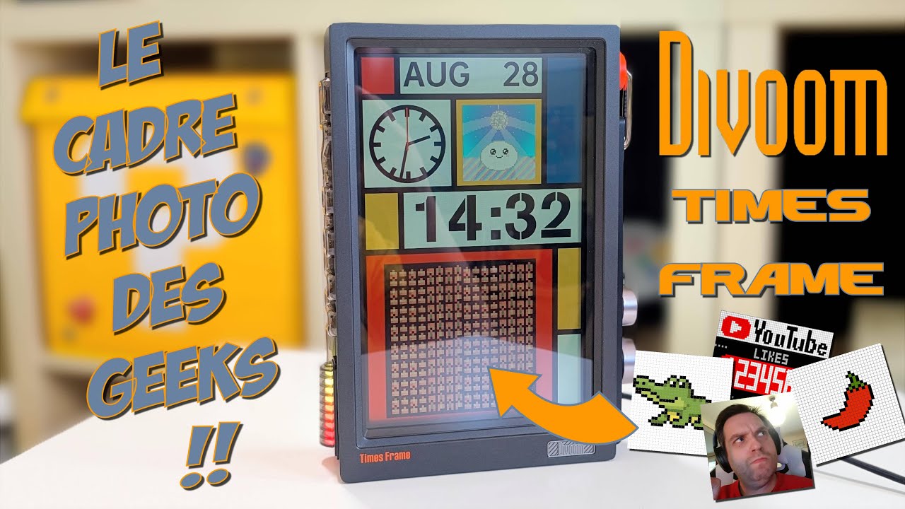 Divoom Times Frame : photos, pixels, infos... il fait tout ! [BLIND]