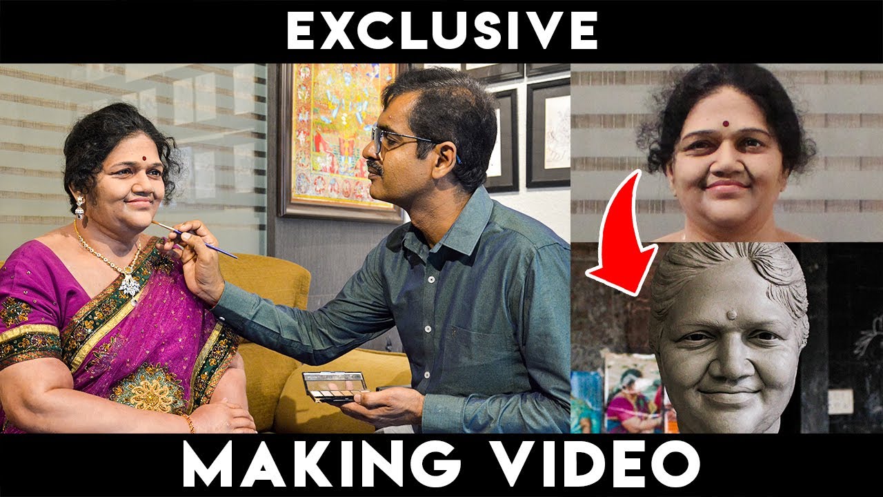 Karnataka Wife Wax Statue Making Video | Sridhar Moorthy Interview | Rubber Silicon Statue