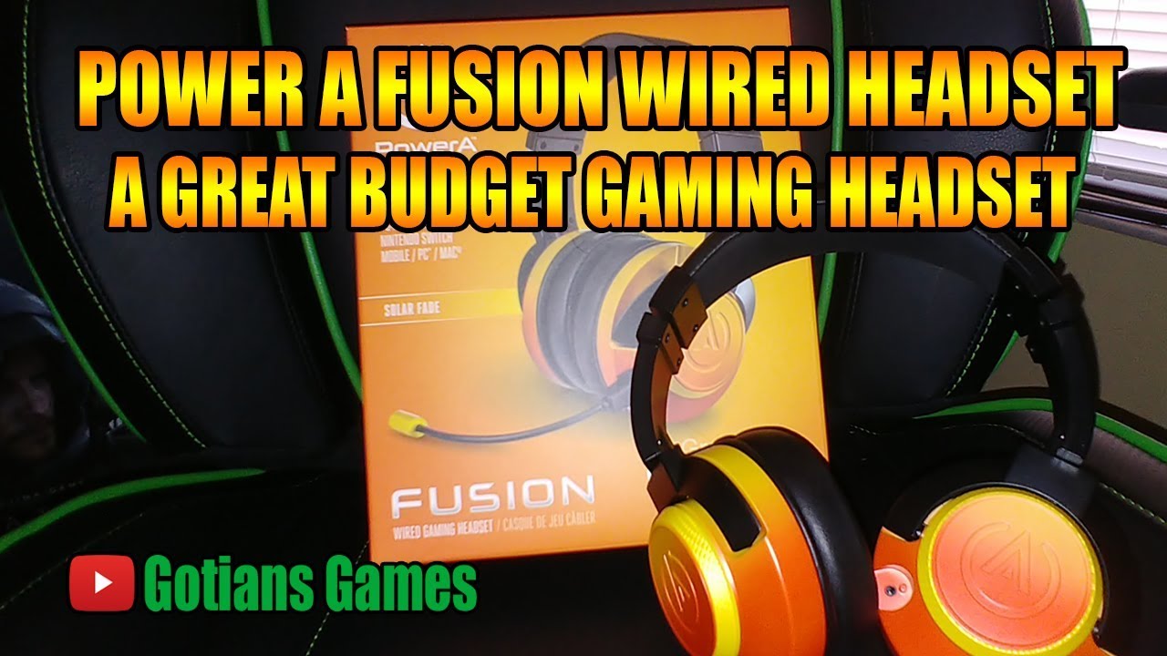 Fusion Wired Gaming Headset From PowerA Review! A Great Budget Headset