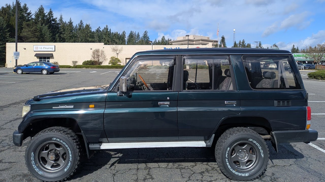 Обзор Toyota Land Cruiser Prado SX Narrow Body Turbo Diesel 78-й серии 1994 года выпуска.