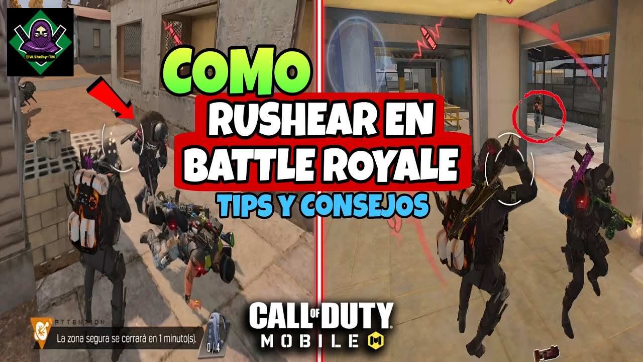 COMO RUSHEAR EN BATTLE ROYALE | CALL OF DUTY MOBILE | Tips y Consejos