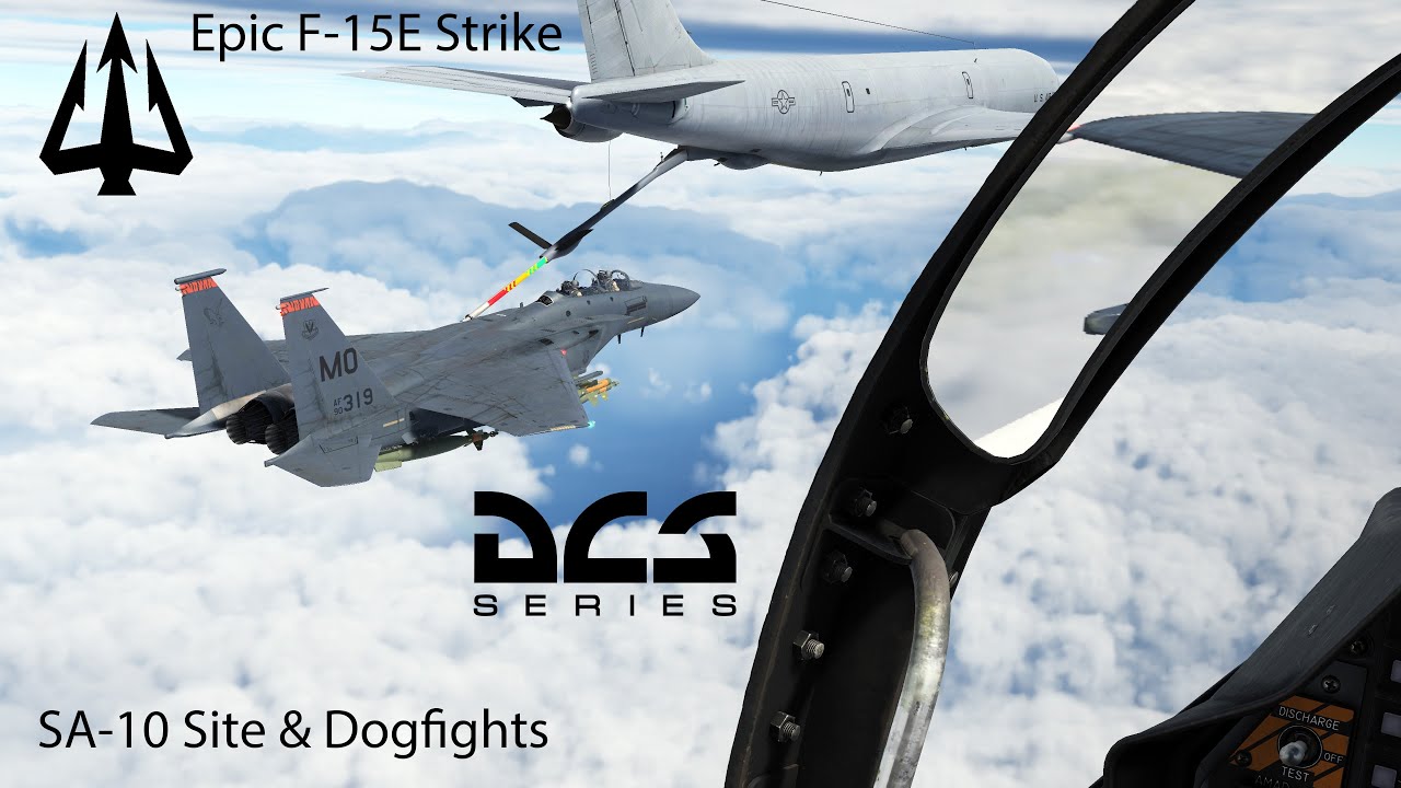 Epic F-15E Low-Level Strike on SA-10 Site & Intense Dogfights | Task Force Trident FTX