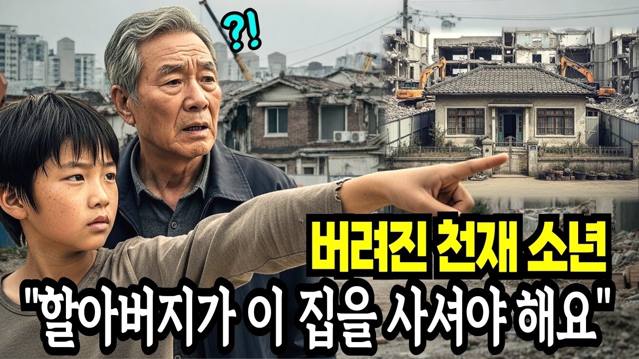 '할아버지, 저 철거중인 건물을 사세요!'  천재 고아 소년의 기막힌 제안으로 국보급 가치를 찾아내는데…