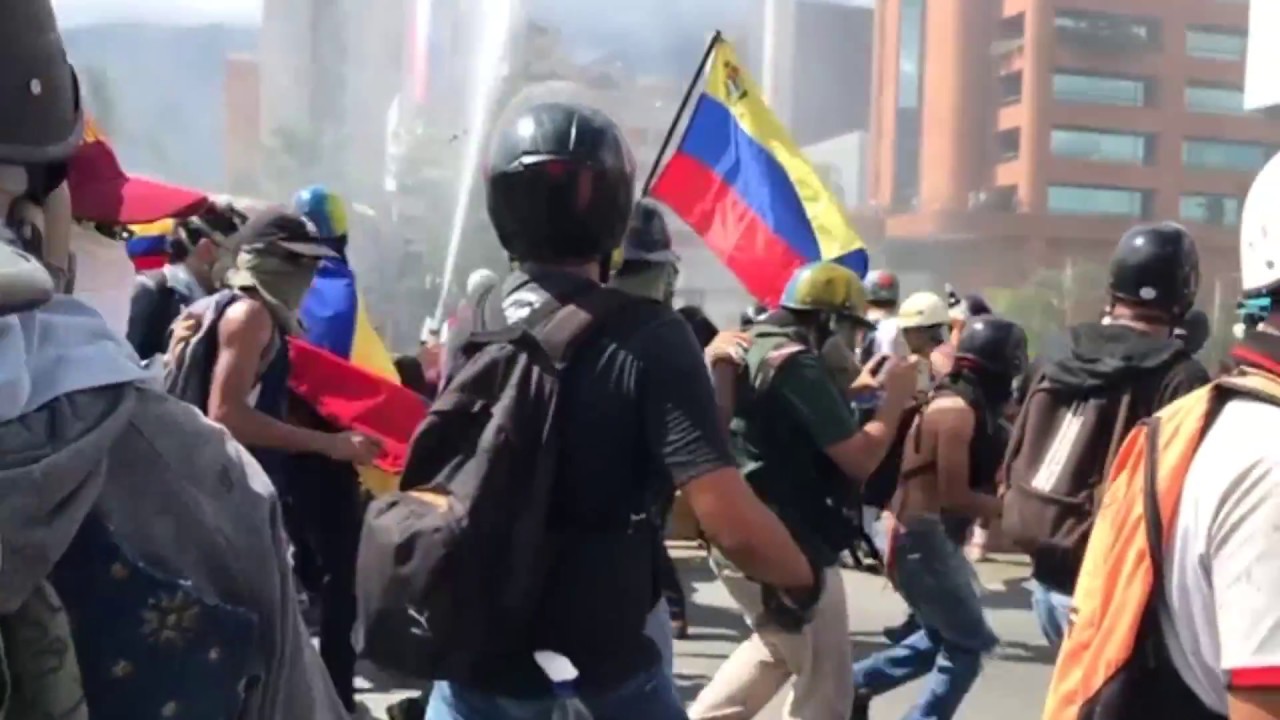 What it's like to be in the middle of the violent protests in Venezuela