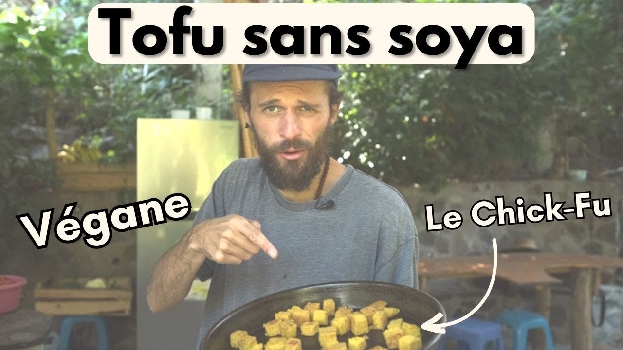 Tofu sans Soya = Le Chick-Fu! Recette de fausse viande végétale, 100% maison, à base de pois chiche