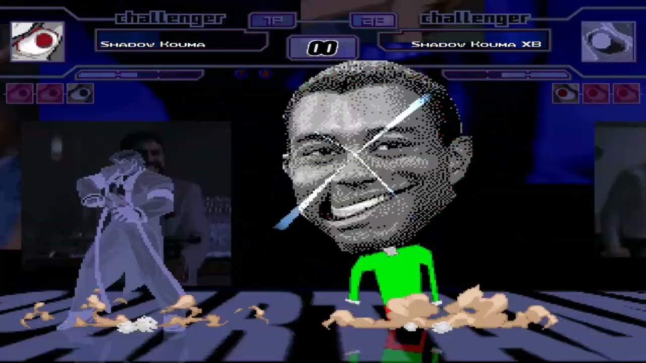 [М.U.G.Е.N] − Shadow Kouma vs Shadow Kouma XB (4v4 Turns)