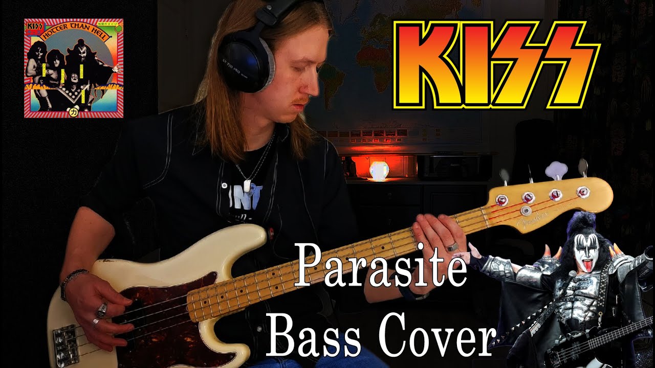 Kiss - Parasite - Bass Cover [HQ AUDIO & BASS]