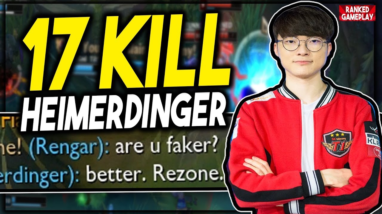 EVOLVING INTO FAKER ON HEIMERDINGER? DIAMOND HEIMERDINGER SMASHING YASUO MID! - League of Legends