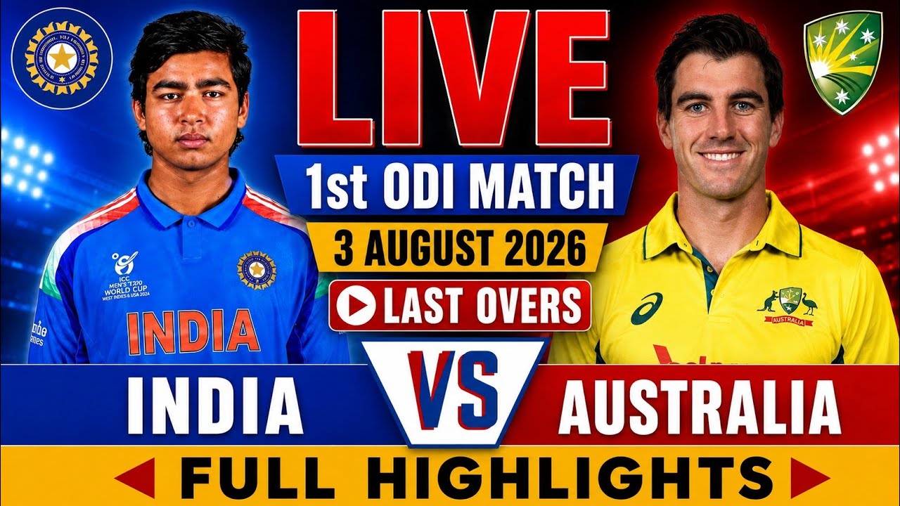 India vs Australia 1st ODI Match Full Highlights | IND vs AUS 1st ODI Last Overs Full Highlights 