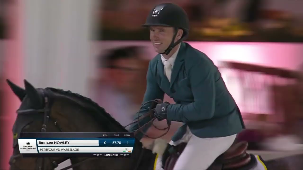 Richard Howley & Petitfour Vd Wareslage Winning Round 5* 1.45 Speed Class - Cannes