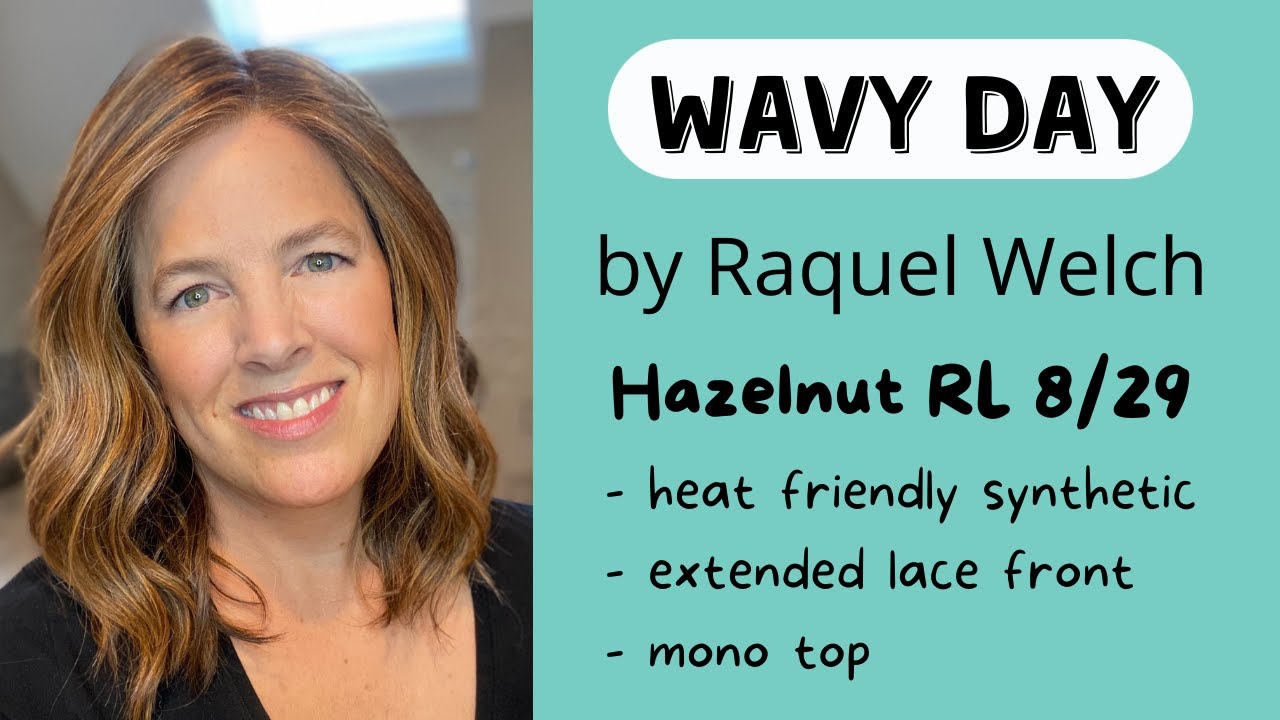 WAVY DAY by Raquel Welch in RL8/29 Hazelnut, Wig Review & Comparison With Simmer in Bronzed Sable