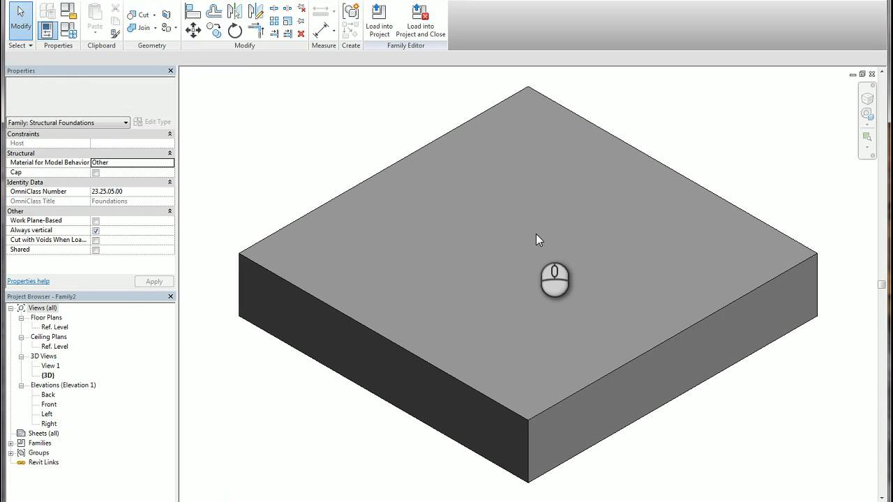 Revit app InstaFoundation-  See, How to create a step foundation in Revit Family