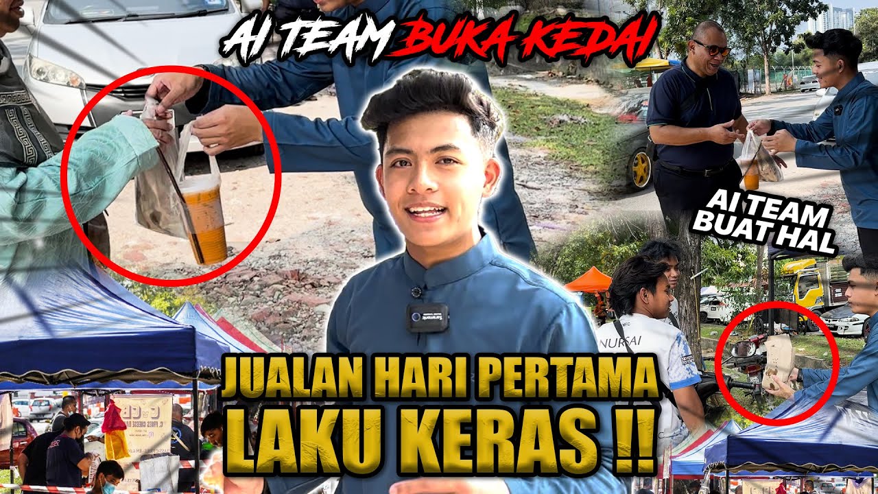AITEAM BERHENTI YOUTUBE BUKA KEDAI!!! SEMUA BUAT HAL...TAK MENANG TANGAN RAMAI YANG SERBU?!