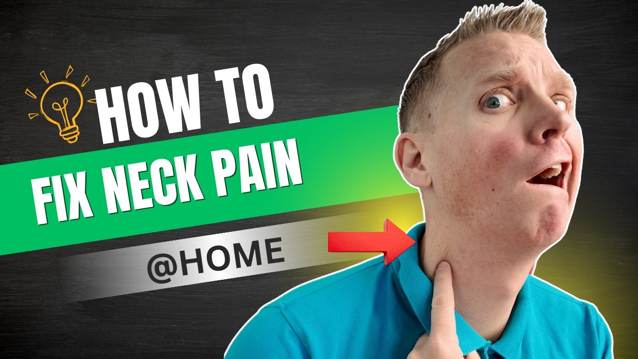 How To Fix  Upper Back & Neck Pain Away @HOME