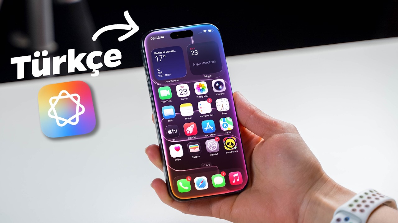 Apple Intelligence Artık TÜRKÇE - iOS 26.1 Beta